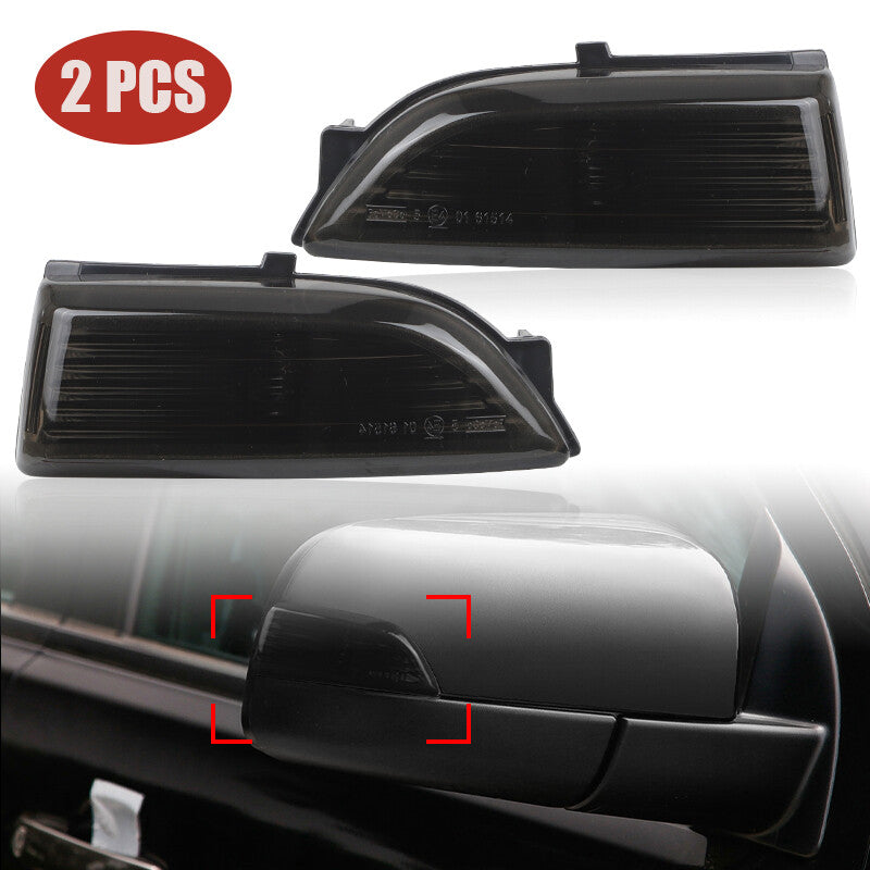 2x Rearview Mirror Turn Signal Light Lens for Ford Everest 15-19 Ranger T6 12-19
