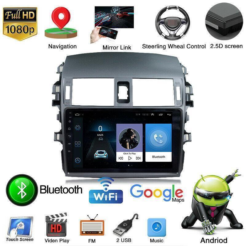 Android 10.1 Car Stereo Radio GPS Navi Wifi Player for Toyota for Corolla 2007-13