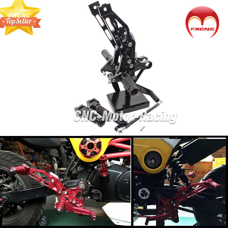 Suitable for GROM MSX125 2012 - 2015 - 2016 CNC rear footrest pedal derailleur gear.