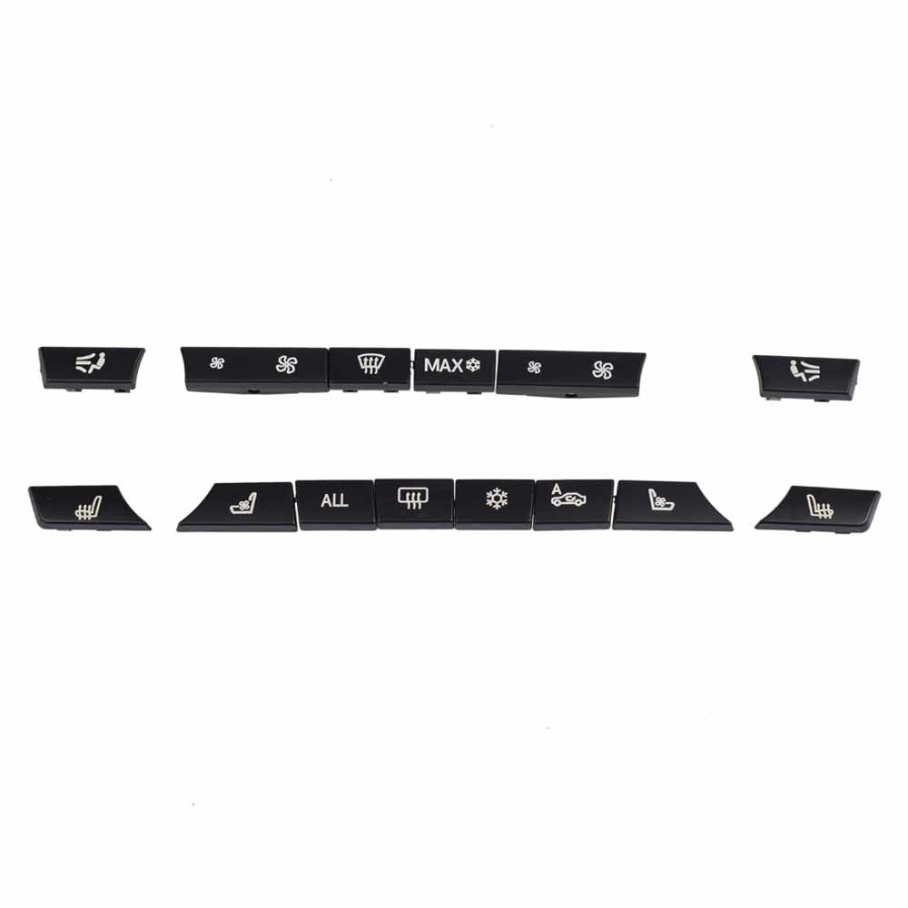 14 Button Key Caps Repair Kit A/C Heater Switch for BMW F07 F10 F11 61319313924