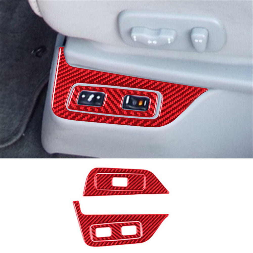 Carbon Fiber Interior Right Of Speedometer Cover Trim For FX4 Red v