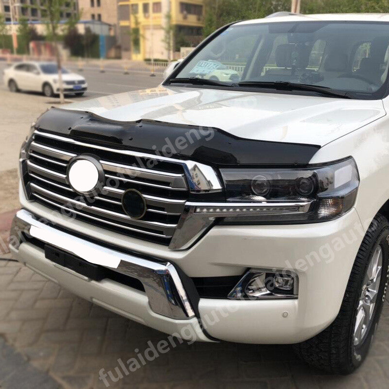 for Toyota for Land Cruiser 16-21 Smoke Front Bonnet Hood Guard Cover Bug Deflector