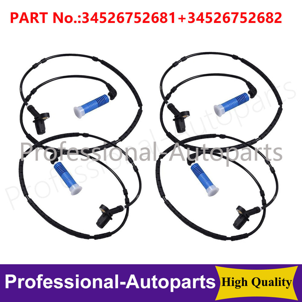 4PCS ABS Wheel Speed Sensor Front Rear L&R for BMW E46 325i 330i 325Ci 328Ci M3