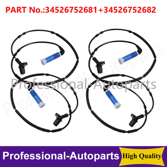 4PCS ABS Wheel Speed Sensor Front Rear L&R for BMW E46 325i 330i 325Ci 328Ci M3