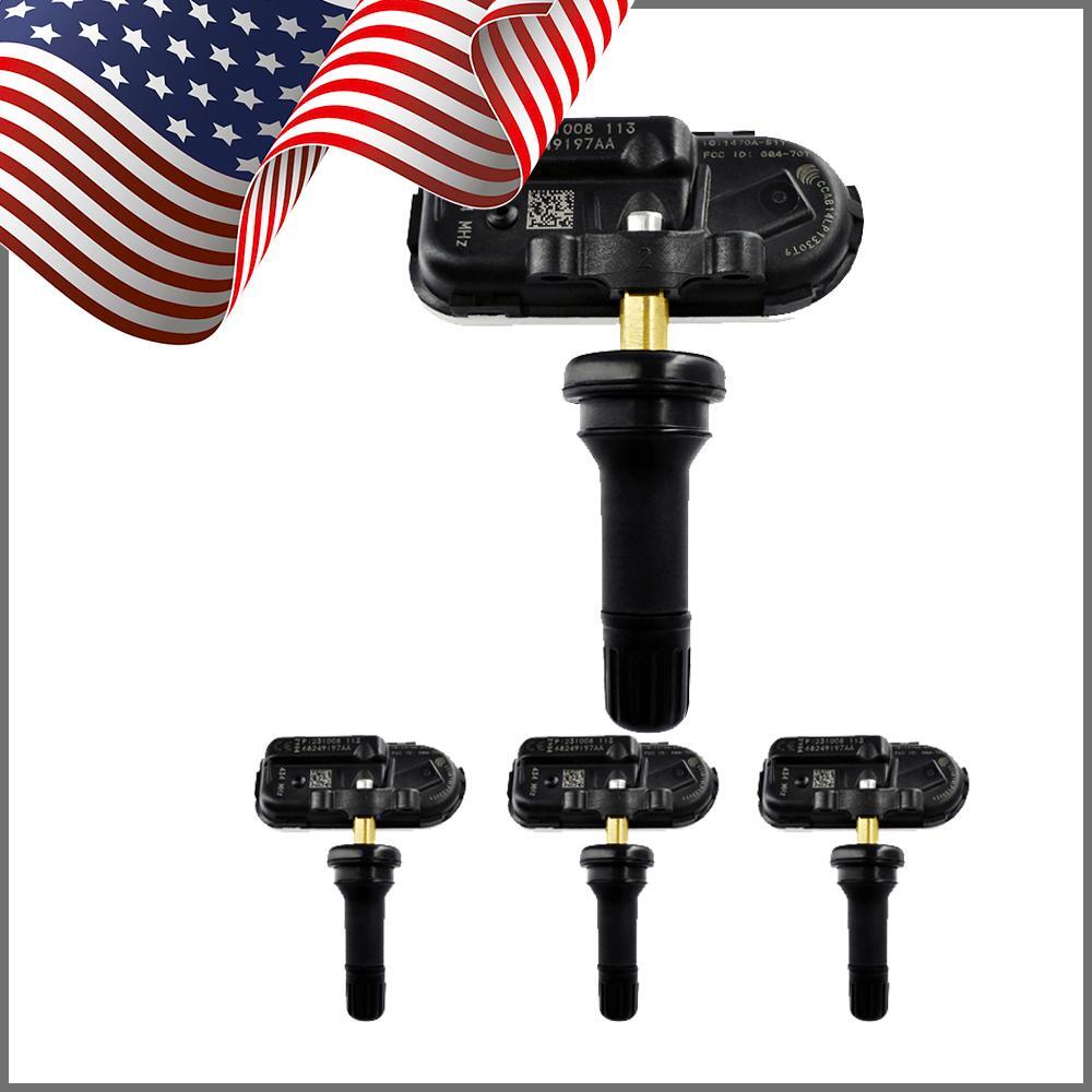 4x TIRE PRESSURE SENSOR TPMS for 14-18 for DODGE for RAM 1500 2500 3500 Cherokee 434MHz