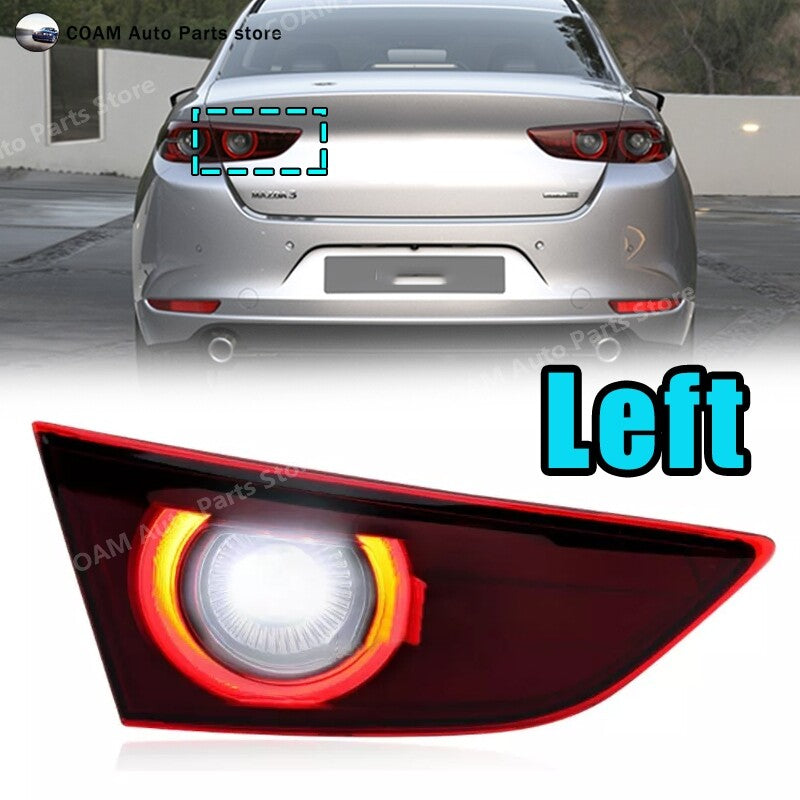 Left-side LED inner rear taillight stop light applicable to for Mazda 3 Sedan 2020
