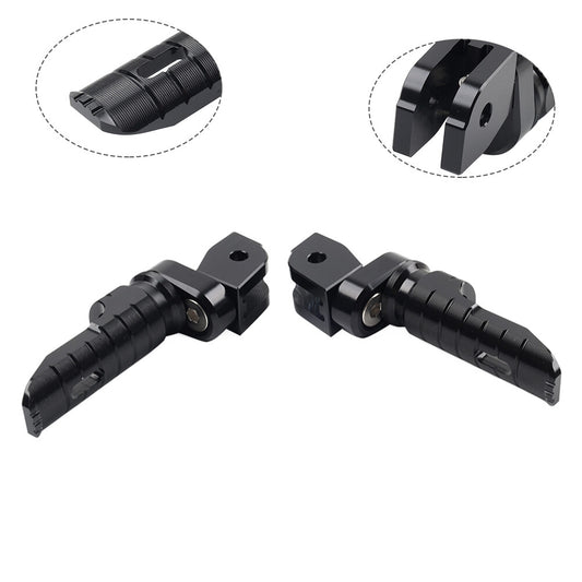 Black Front Footrests Foot Peg for Ducati Moster 821 937 950 1100 1200 Scrambler