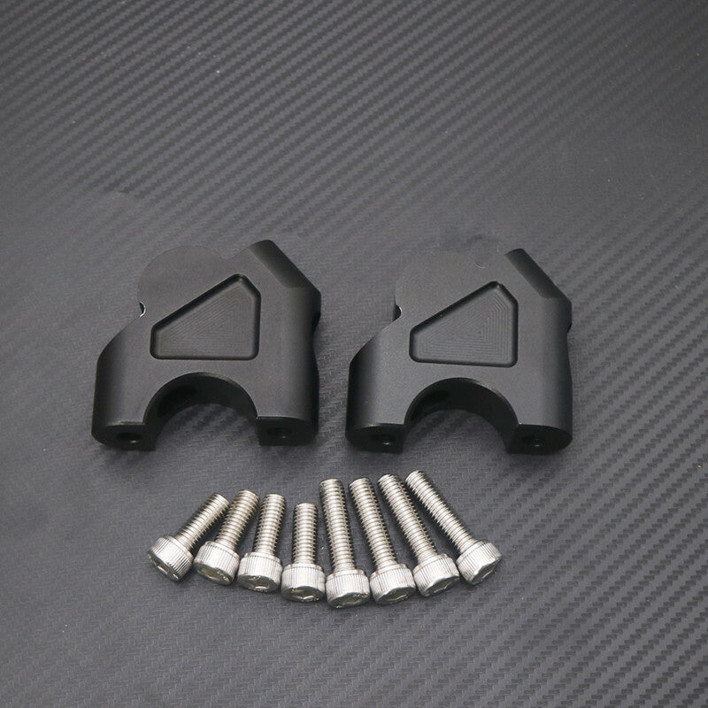 Black 32mm CNC Machining Handlebar Riser Bar Clamp for BMW R1200GS LC ADV 14-18 Q