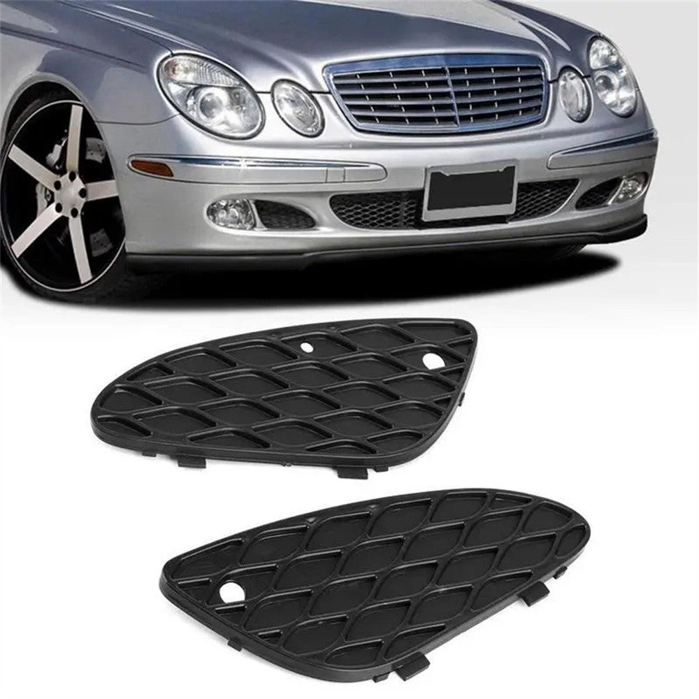 2PC Car Left+Right Front Bumper Cover Mesh Grille for Mercedes W211 E-class E500 Q