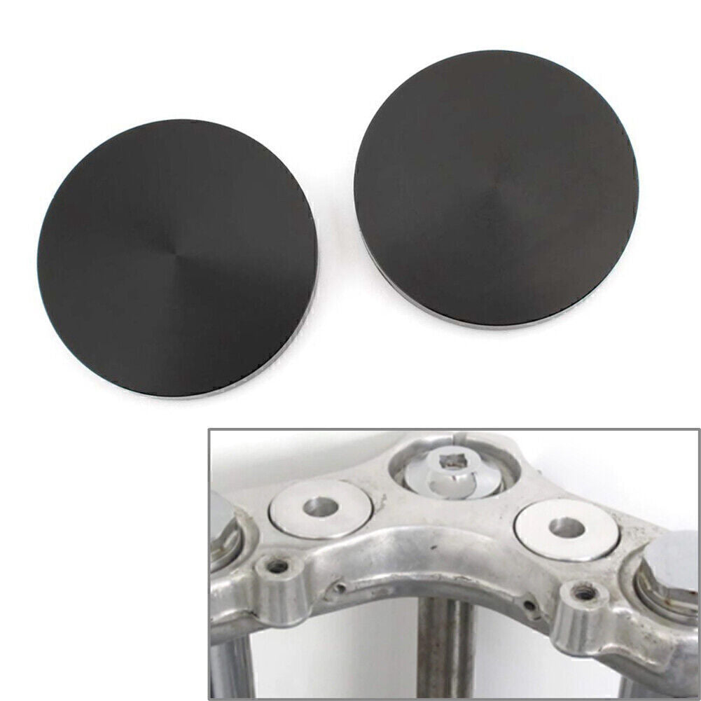 for Harley Sportster Black Motorcycle Handlebar Riser Top Clamp Decoration Cover Q