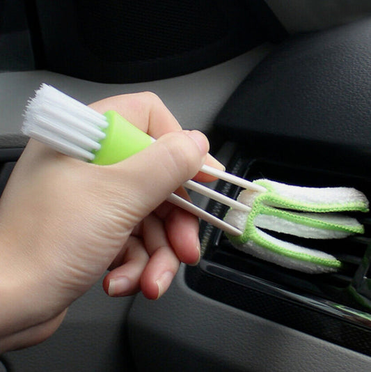 1 Car Cleaning Accessories Auto Air Conditioner Vent Blinds Brush Cloth Cleaner n