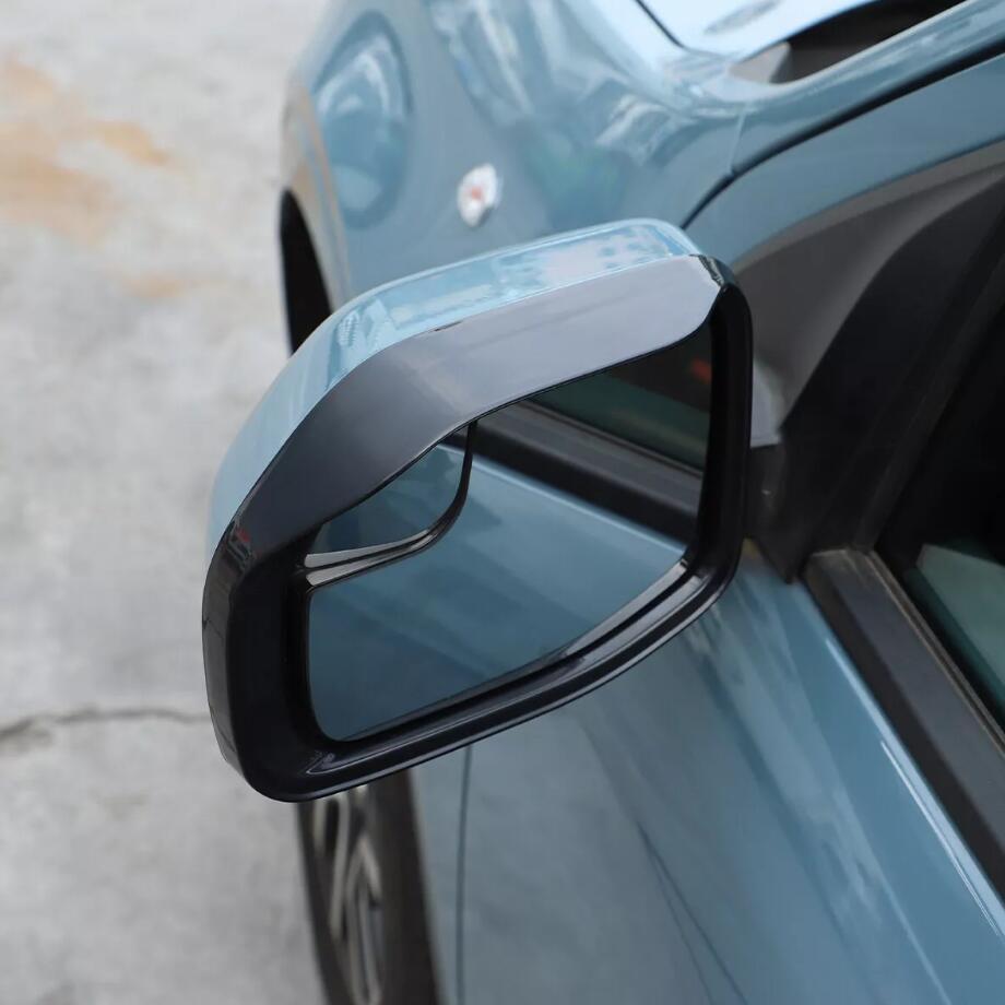 For 2022-2024 Maverick Gloss Black Look Side Mirror Rain Eyebrow Cover Trim v