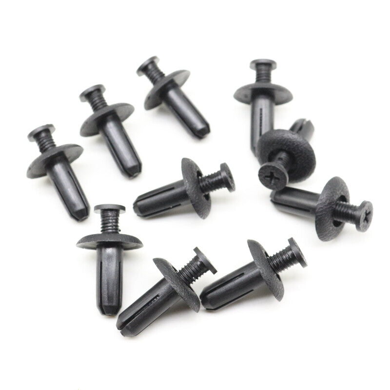 10Pcs for Toyota 90467-08155 Nylon Bumper Push-Type Retainer Clip Fastener Rivet
