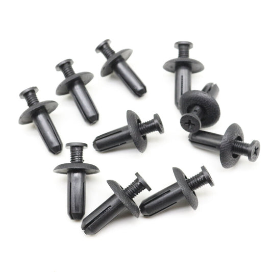 10Pcs for Toyota 90467-08155 Nylon Bumper Push-Type Retainer Clip Fastener Rivet
