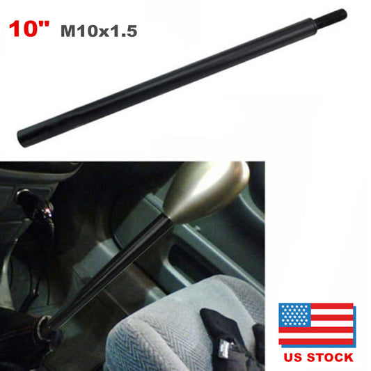 10-inch Black Shift Knife Extension Lever for Manual Shifters - Extended Aluminum n