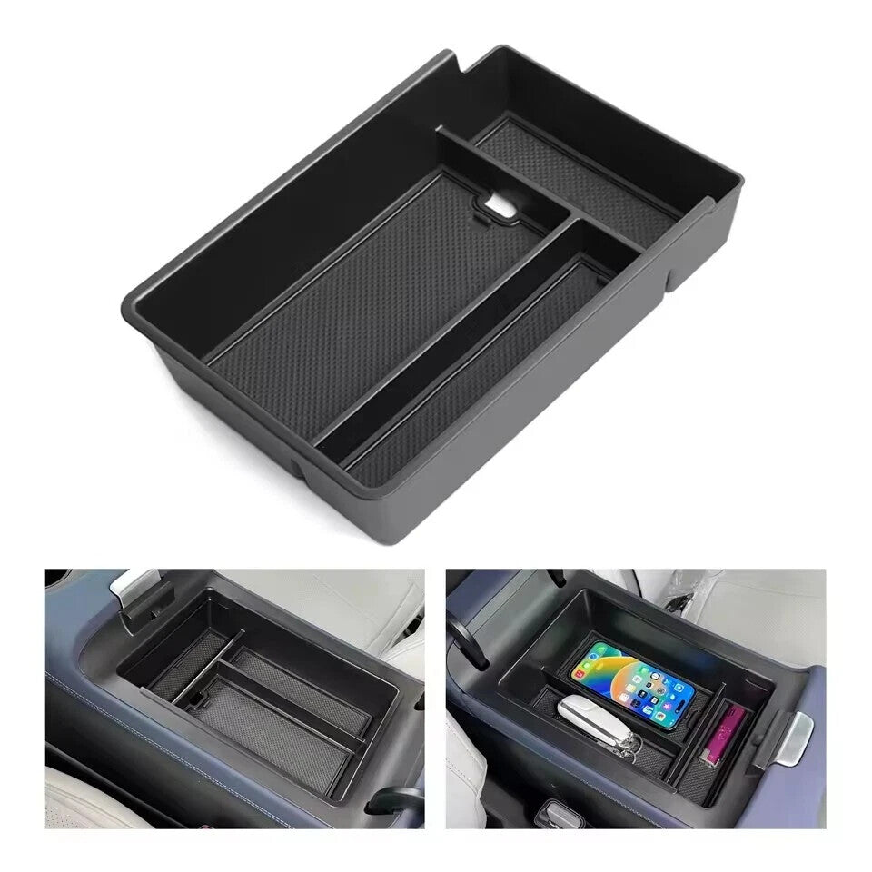 for Xpeng G6 2023 2024 Armrest Storage Box Car Center Console Tray Organizer Q