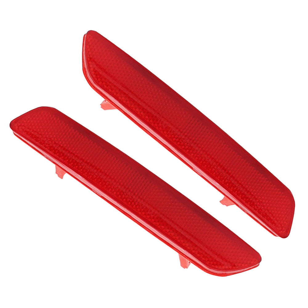 2 Rear Bumper Tail Light Reflectors Fits for CR-V 2010 2011 Left  Right Red New Q