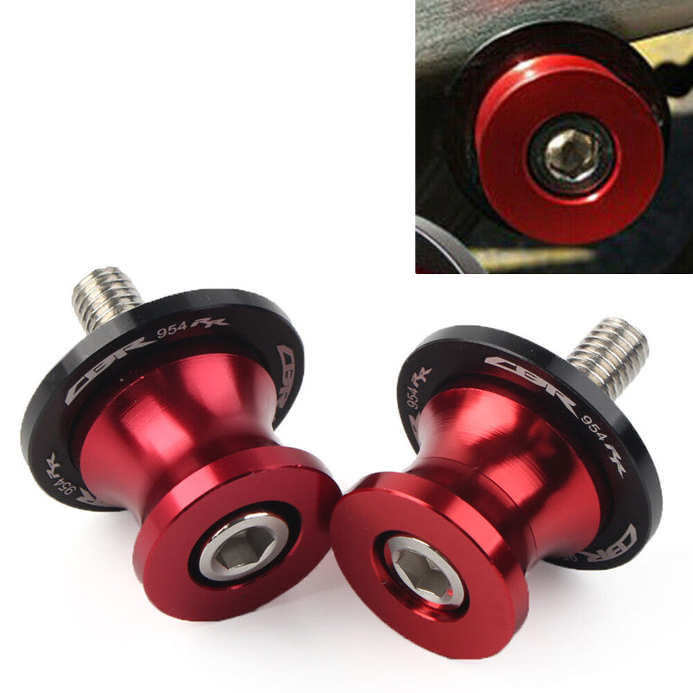 for Honda CBR954RR 2002-2003 Motorcycle Swingarm Spools Slider Stand Screws M8