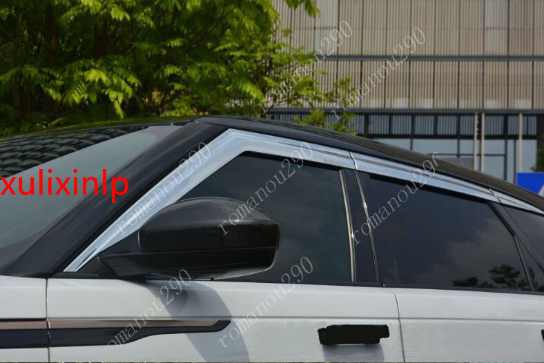 for Range Rover Velar 2018-2023 Chrome Window Visor Vent Shades Sun Rain Guard
