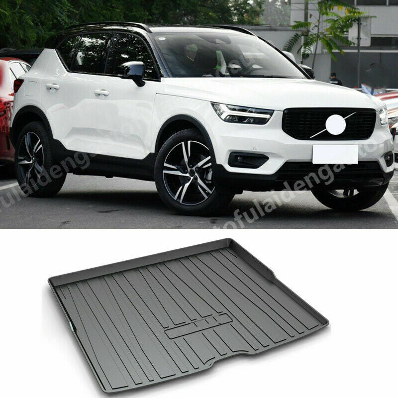 for Volvo XC40 2019-22 Black TPO Rear Trunk Cargo Floor Carpet Mat Liner Carpet