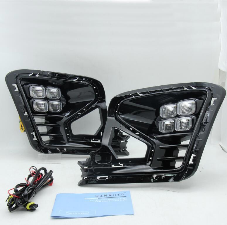 DRL LED Front Daytime Driving Fog Light Turn Signal Lamps For 2021-2023 for Kia Rio