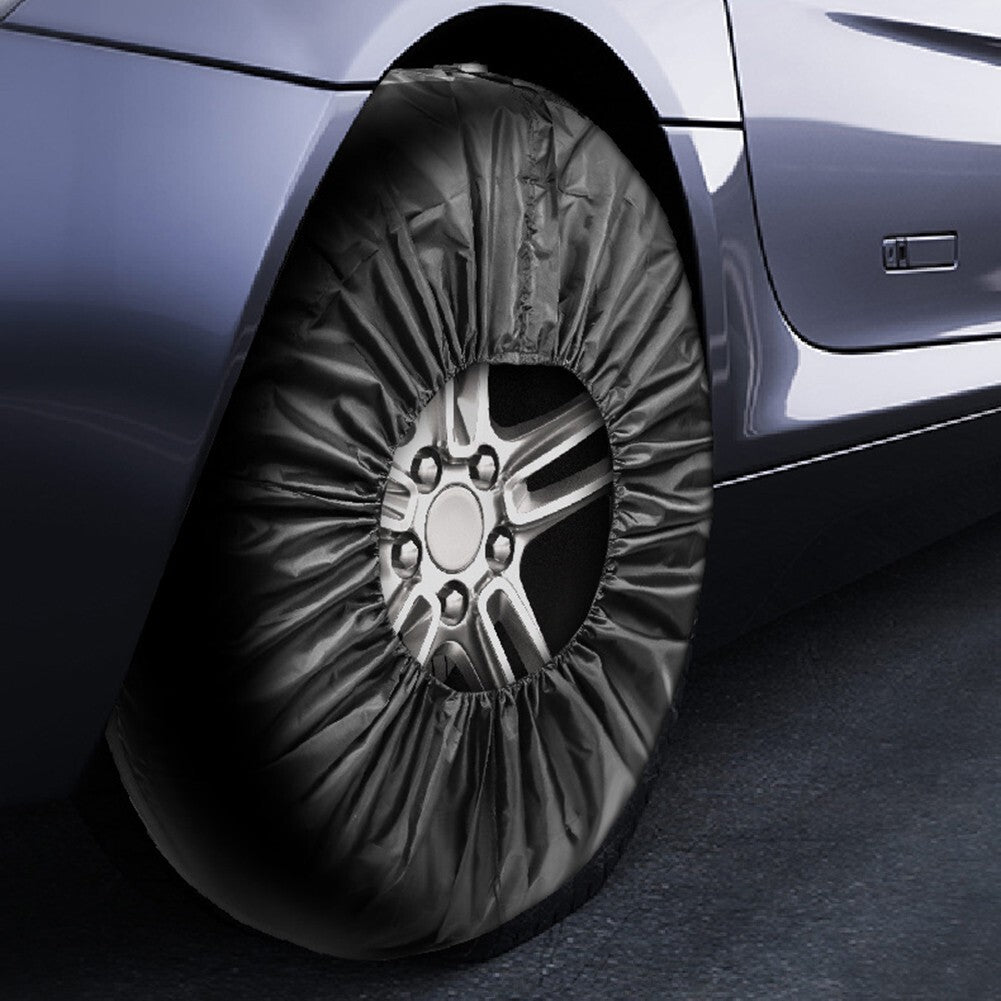13-18inch Car Spare Tyre Tire Protection Cover Carry Tote Handle Storage Bags