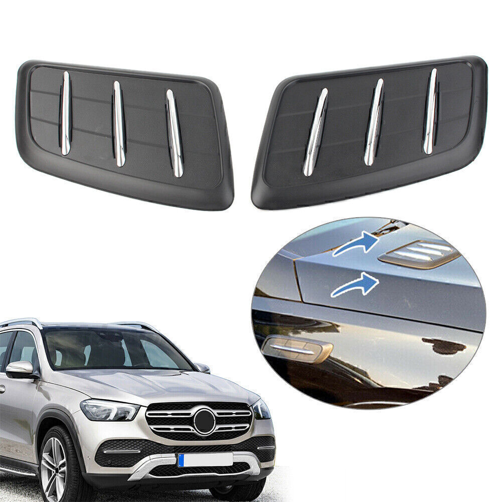 Car Front Engine Vent Cover Trim For Fit for Mercedes Benz GLE W167 2019 2020 Q