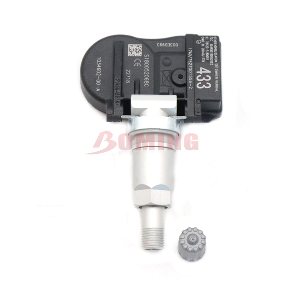 4 new TPMS (Tire Pressure Sensor) units, model 103460200A, for Tesla Model 3 SX, 433MHz.