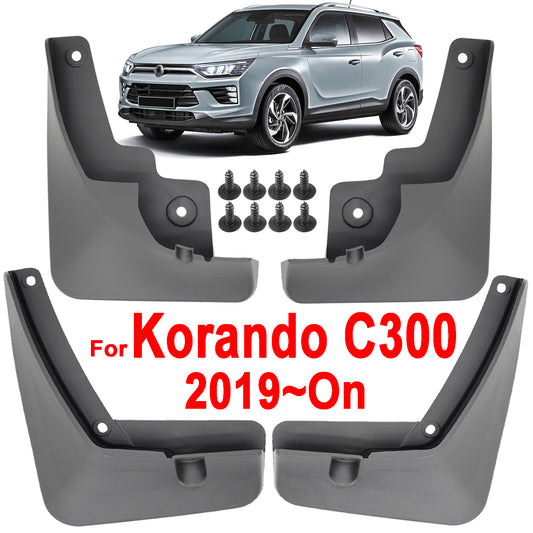 Splash Guard Mud Flaps Mudguards Rear Front for Ssangyong for Korando C300 2019-2021 Q