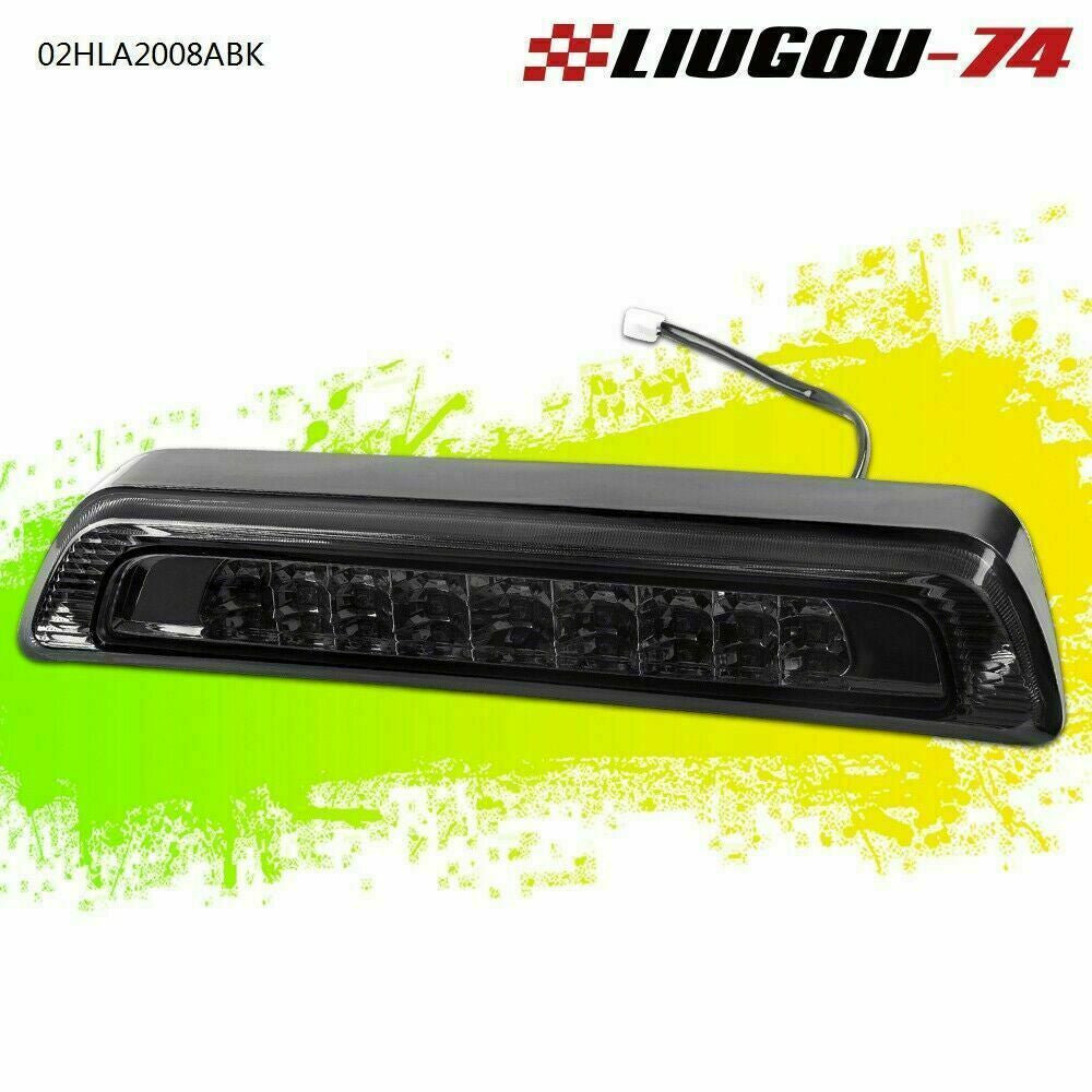 Fits for Tundra V8 2007-16 Rear LED 3rd Brake Tail Light Cargo Light Black - v