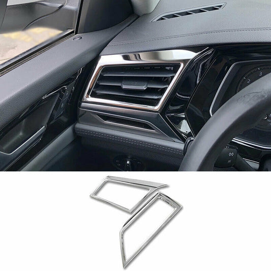 For F150 2015-2020 Carbon Fiber Side Air Outlet Vent Cover Trim Decor v