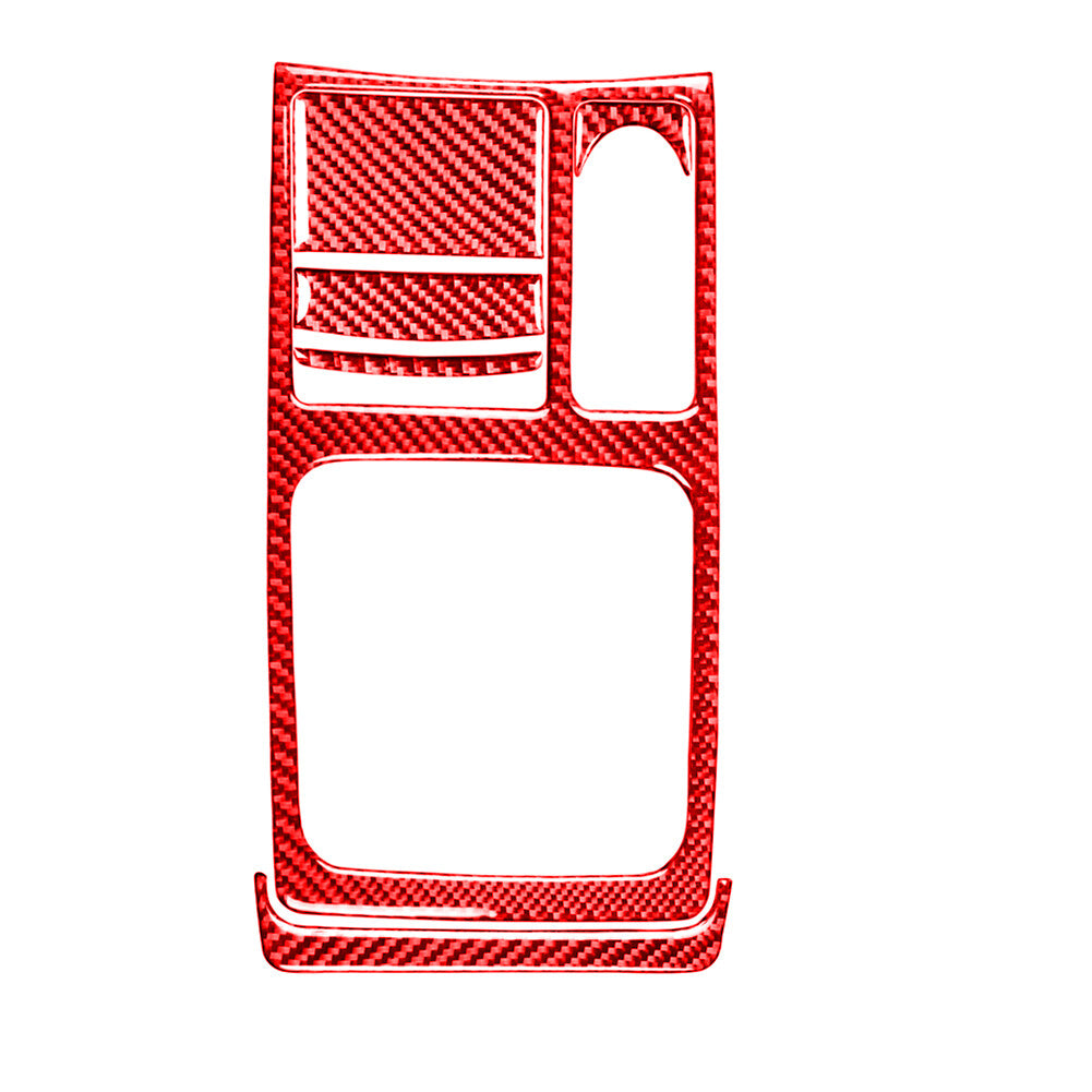 Red Carbon Fiber Center Control Panel Cover Trim for Jeep for Wrangler JK 2011-2017 v