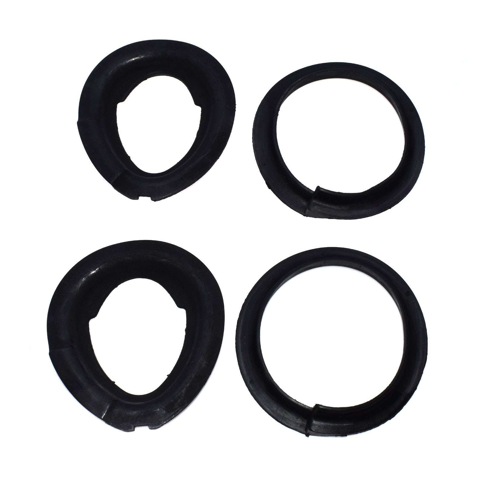 4-piece front upper and lower spring coil pads suitable for E39 31331091867, 31331096664- n