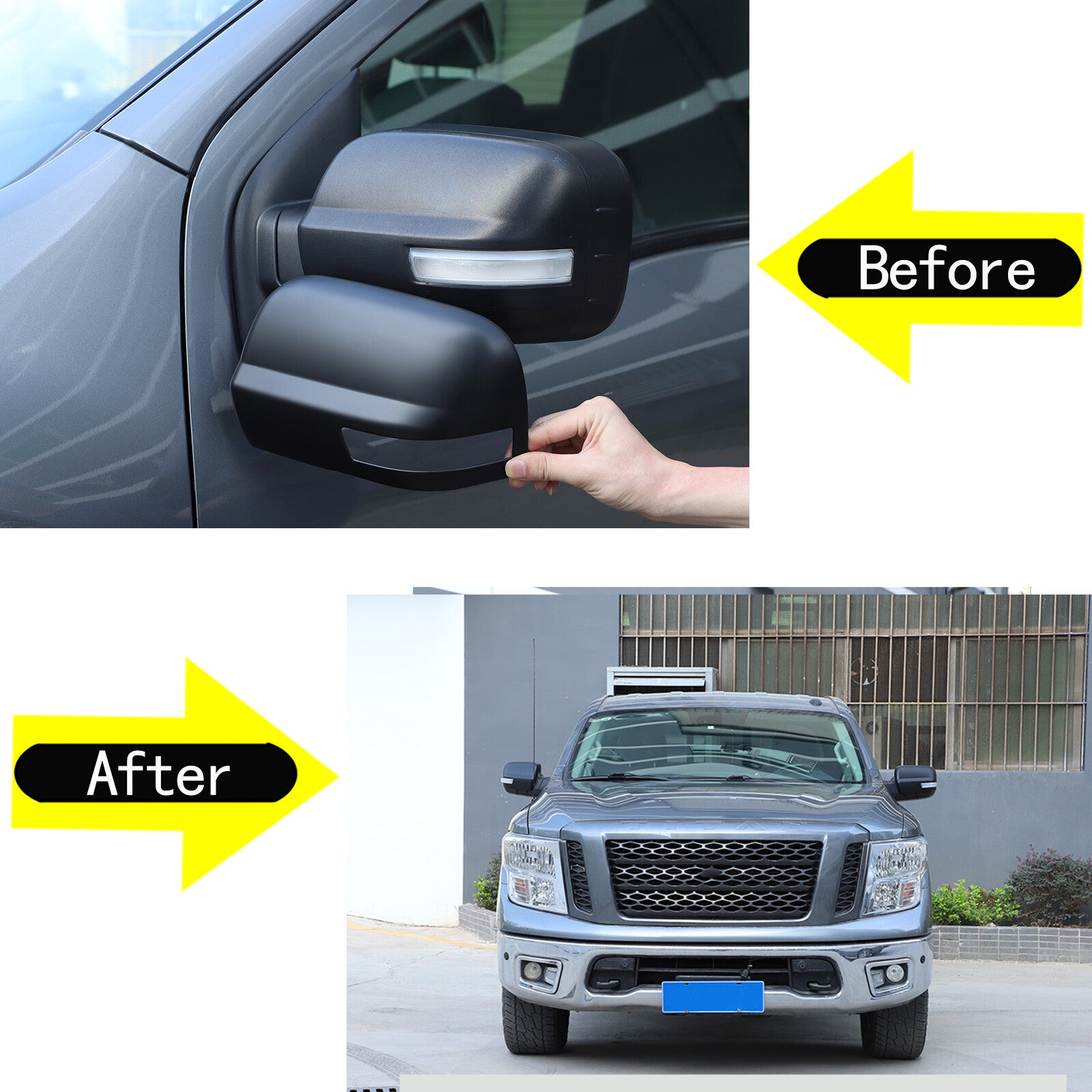 Gloss Sheet Rear Tail Light Side Trim Cover Trim for Tundra 2022 - 23- v