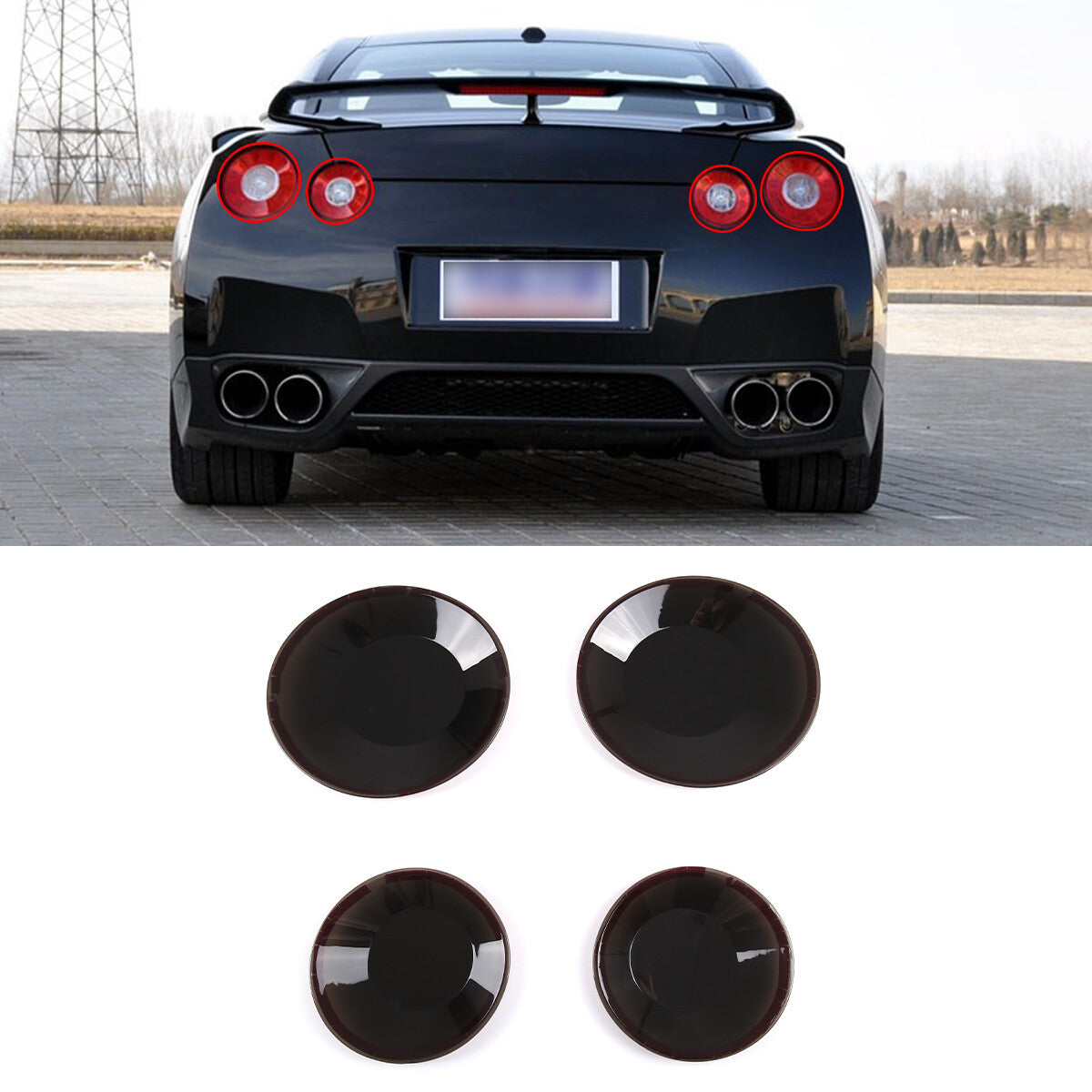 ABS Black Front License Plate Bottom Bracket Trim  for ford  Maverick 2022