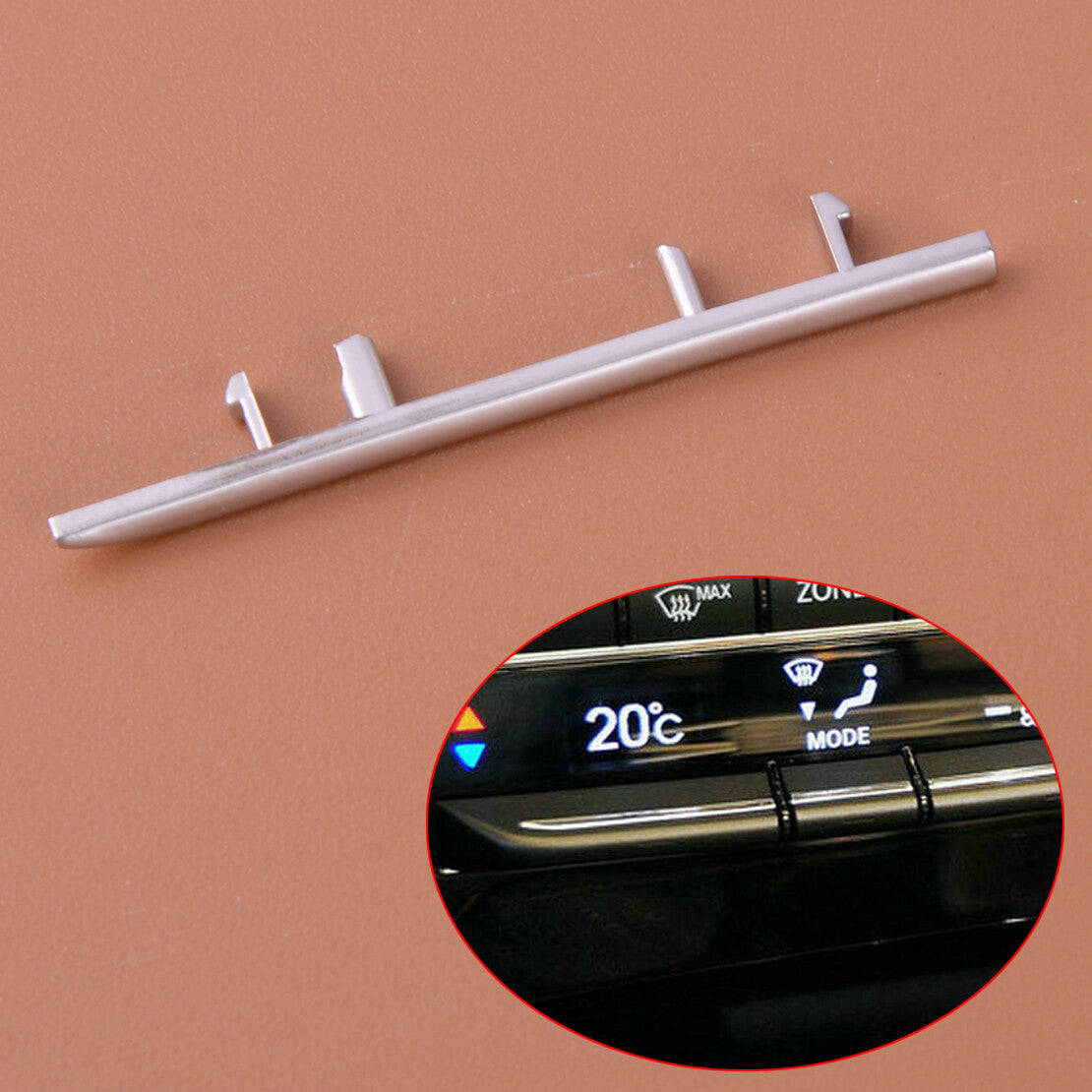 Left air conditioning temperature switch button trim cover decoration suitable for Mercedes E W212 Brand new - v