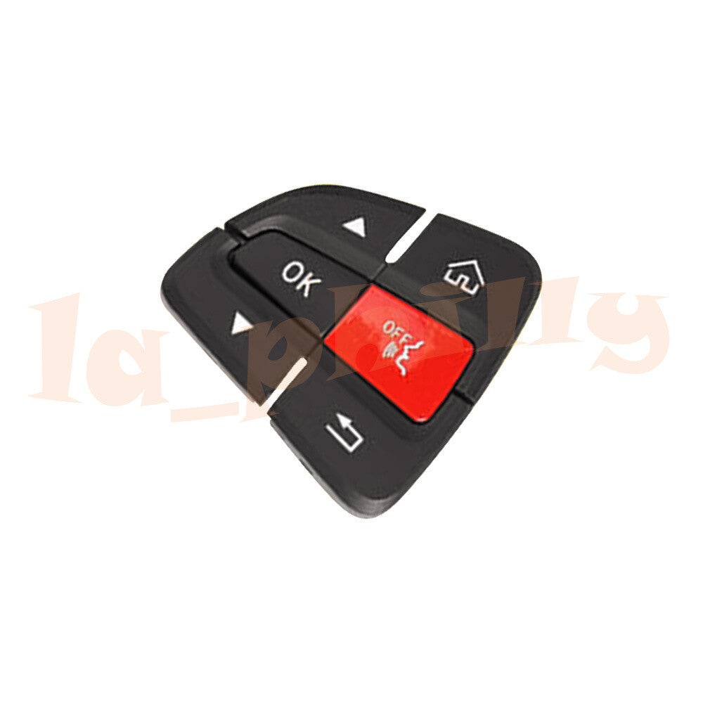 Red Steering Wheel Switch Button Cover Repair Kit For 14-18 for Benz W205 C-class RH Q
