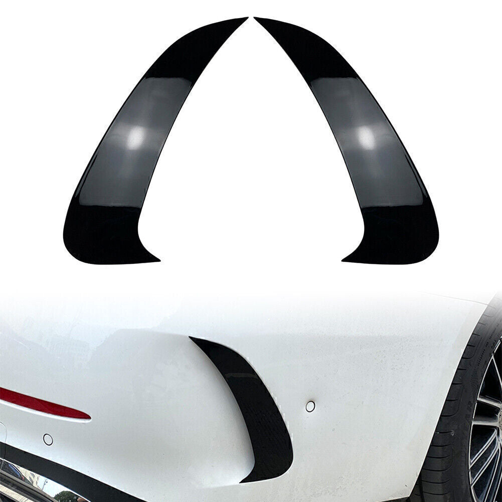 Fit for Mercedes-Benz C-class W206 2 x Rear Bumper Splitter Spoiler Canard Air Vent
