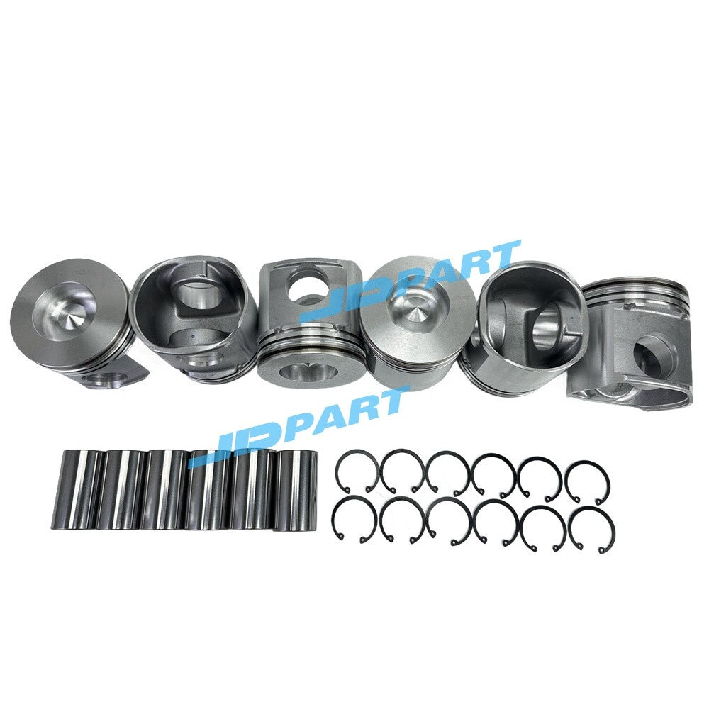 Piston kit compatible with John 6068 engine parts repair and replacement -