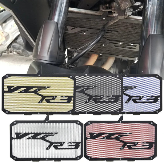 Radiator Grille Grill Cover Guard Coolant Tank for Yamaha YZF R3 YZFR3 2014-2021