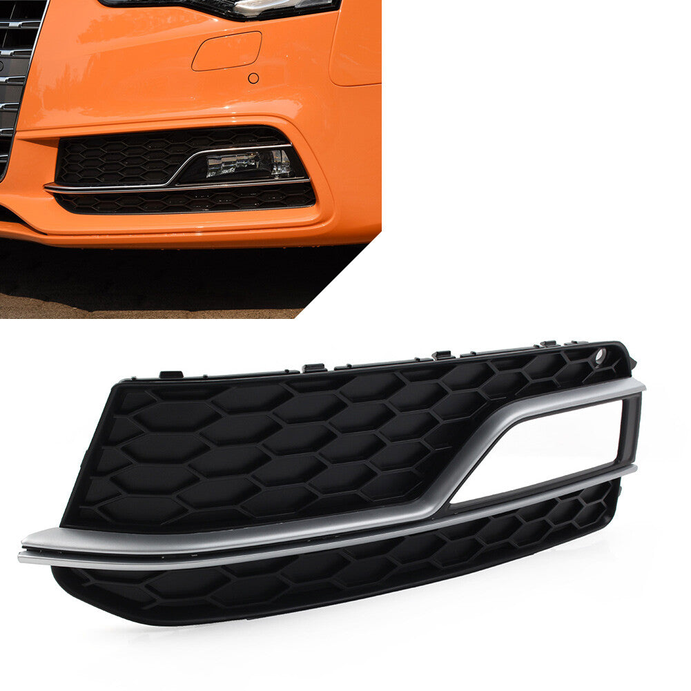 Left Front Bumper Fog Light Grille Cover for Audi A5 S5 2013-2017 2016