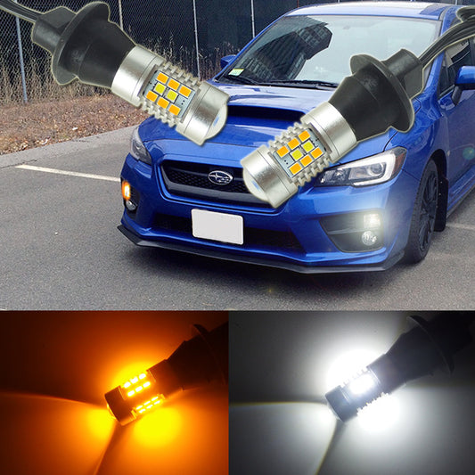 Amber & White Switchback 28-SMD LED Turn Signal Kit for 2015-18 for Subaru WRX/STi- v