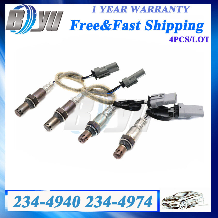 4X UpDownstream Oxygen Sensor For 2014-2017 for Chevy Silverado 1500 4.3L 5.3L 6.2L