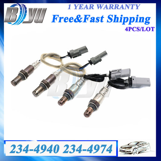 4X UpDownstream Oxygen Sensor For 2014-2017 for Chevy Silverado 1500 4.3L 5.3L 6.2L