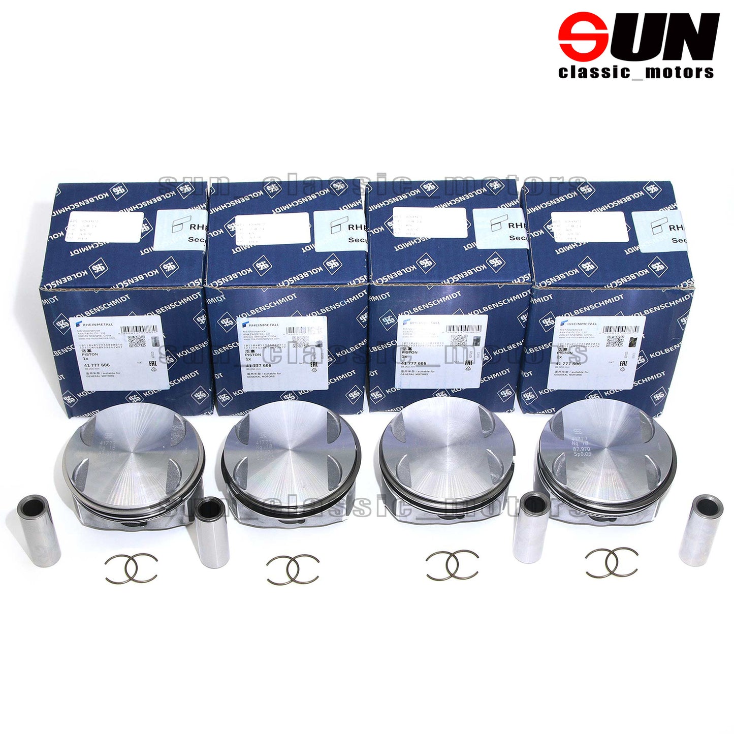 Pistons & Rings Kit For 2010-2017 for Chevy Equinox for GMC Terrain for Buick 2.4L 12643172