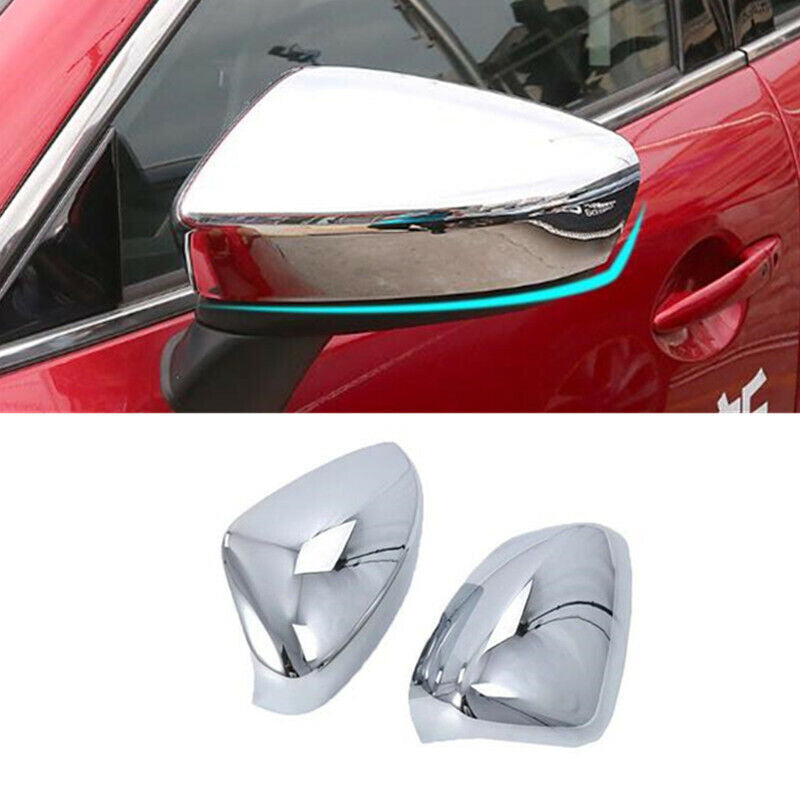 Chrome 2X door side mirror cover trim suitable for Mazda 6 Atenza 2018-2021
