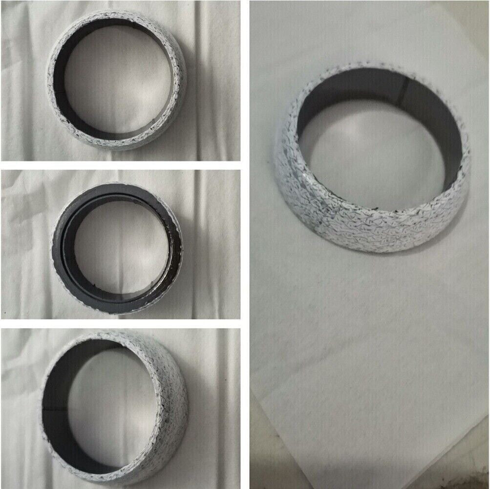 High Strength Flexible Graphite Car Muffler Exhaust Gasket 2.25 ID 2.75 OD New n