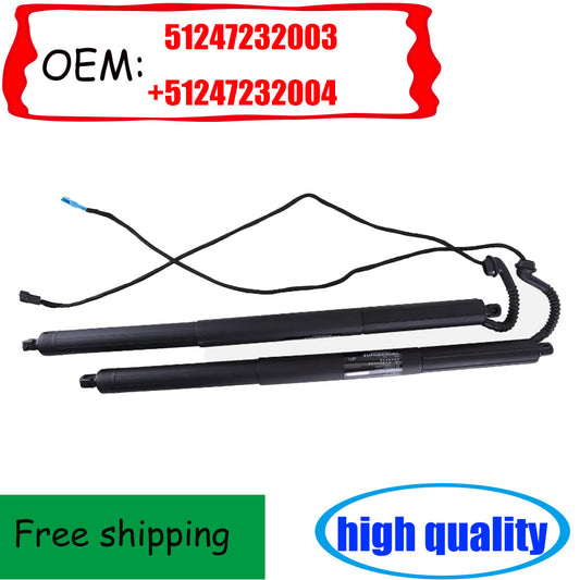 2-piece rear tailgate power latch lift support for X3 F25 51247232003 51247232004- n