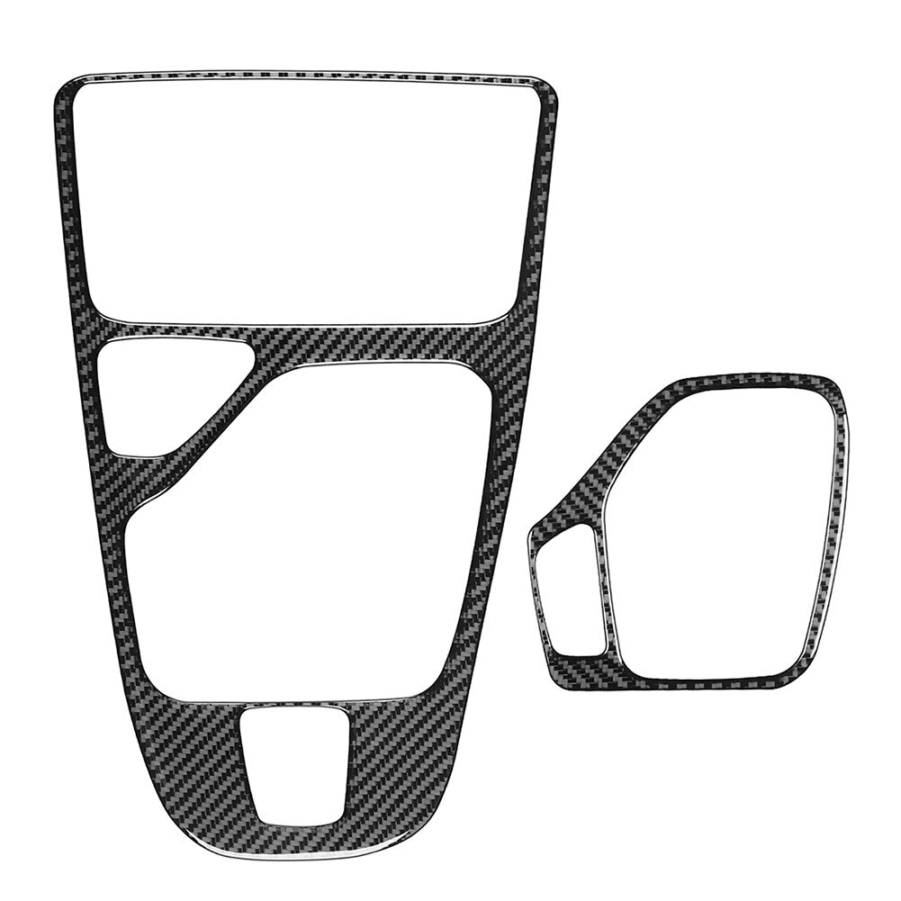Carbon Fiber Gear Shift Panel Cover Trim Kit for Jeep Cherokee 2014-2018 18 Q