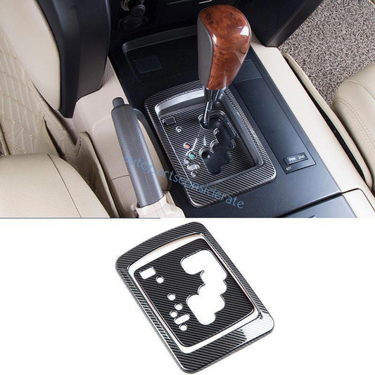for Toyota for Land Cruiser 08-15 Carbon Fiber Look Console Gear Shift Panel Trim 2X